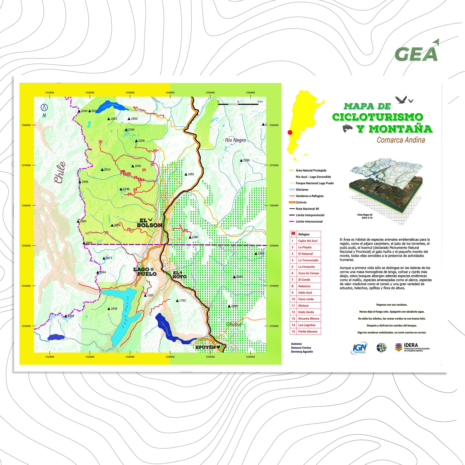 Mapa Cicloturismo