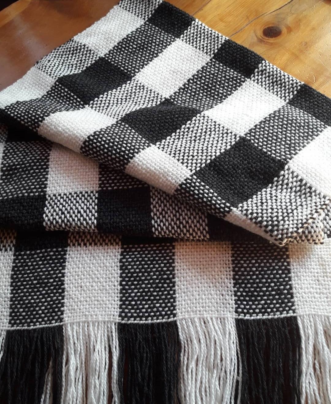 Pashmina a cuadros