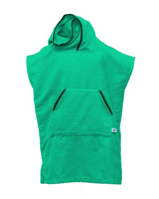 Poncho cambiador aquamarina