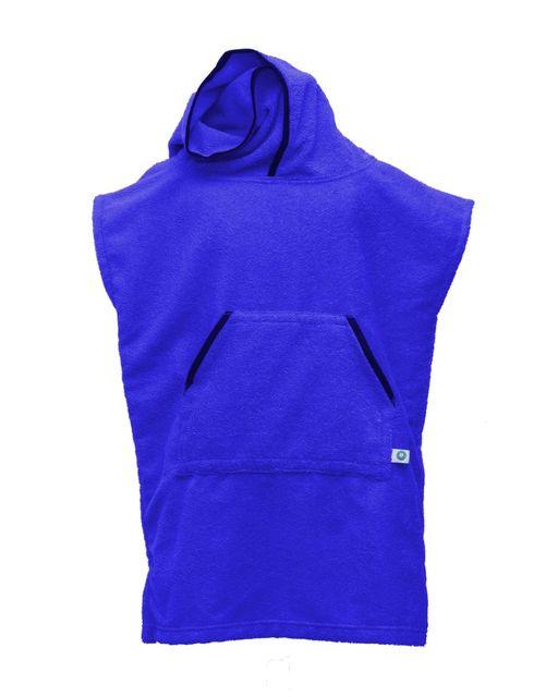 Poncho cambiador azul francia