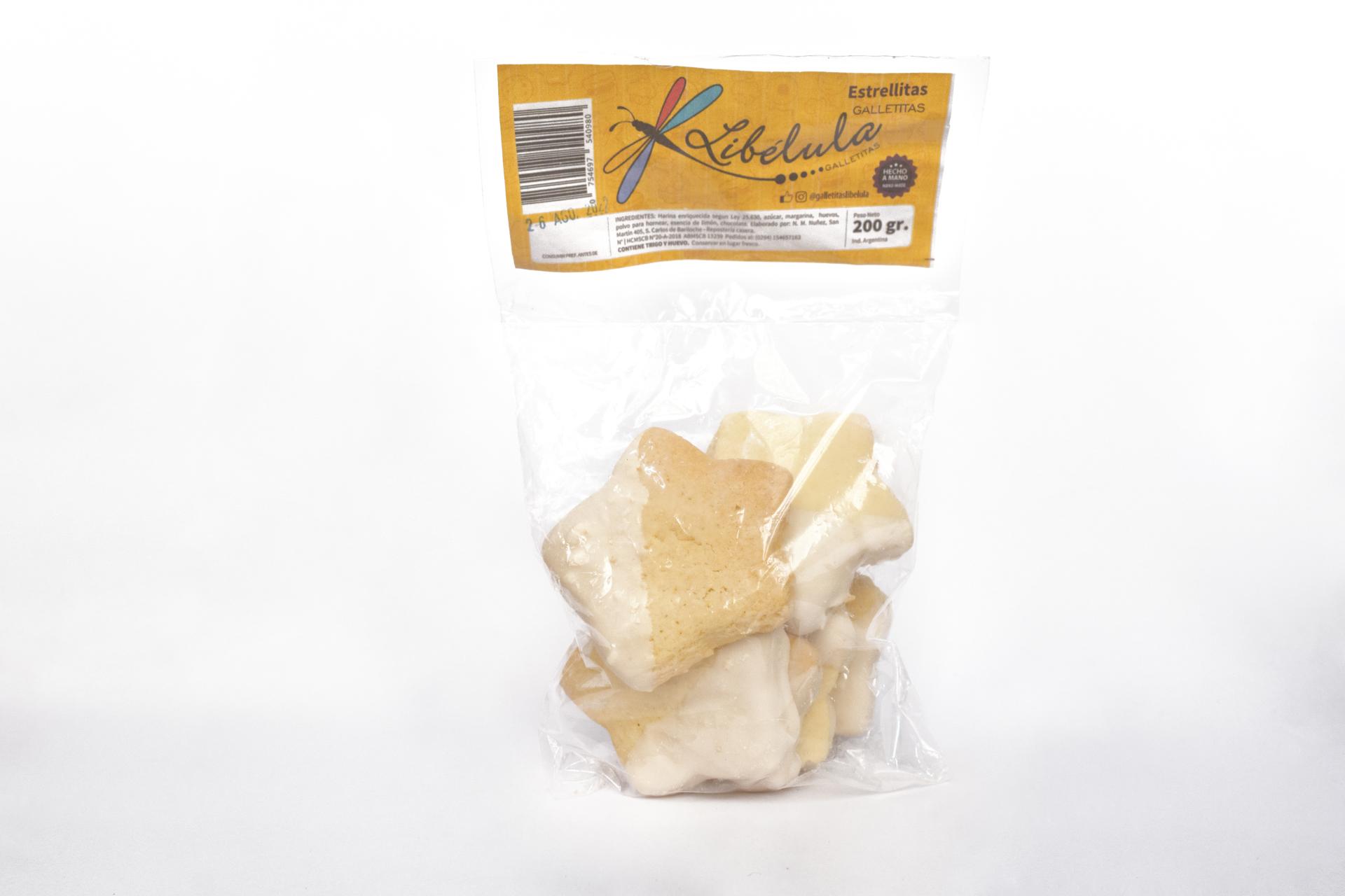 Estrellitas de chocolate blanco