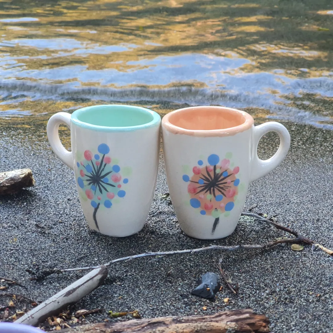 Taza decorada 