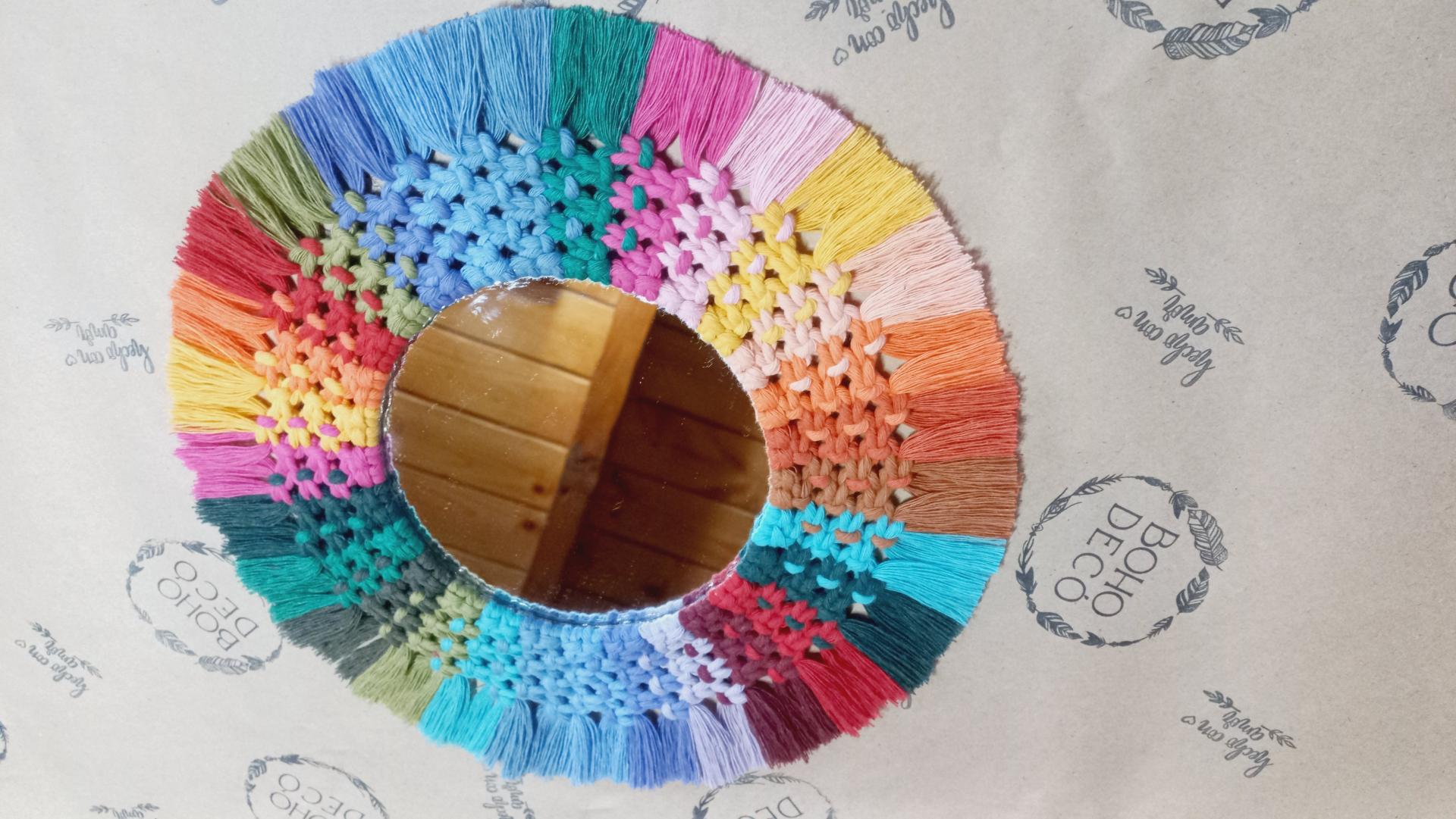 Espejo multicolor